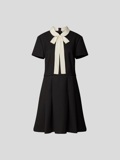 RED Valentino Knielanges Kleid im Retro-Stil Black 2