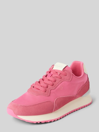 Gant Sneaker aus Leder-Mix Pink 1