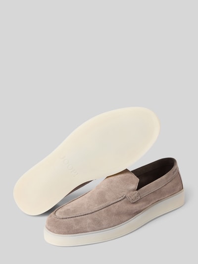 JOOP! SHOES Loafer mit strukturierter Sohle Modell 'velluto' Hellgrau 4