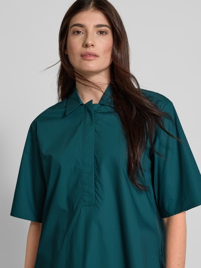 Christian Berg Woman Knielanges Hemdblusenkleid mit 1/2-Arm Dunkelgruen 3