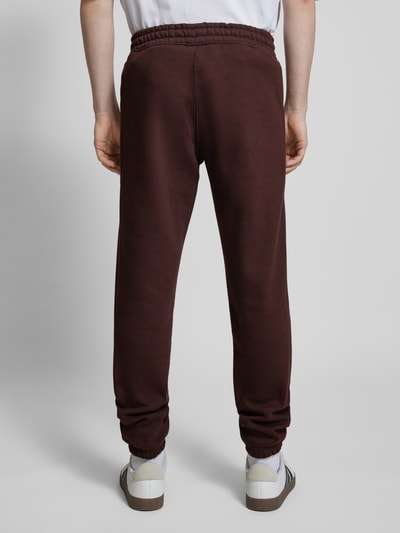 adidas Originals Straight Fit Sweatpants mit Seitentaschen Dunkelbraun 5