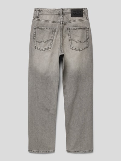 Jack & Jones Jeansy o kroju regular fit z 5 kieszeniami model ‘CHRIS’ Średnioszary melanż 3