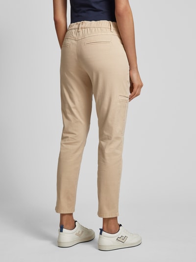 Gerry Weber Edition Loose fit stoffen broek met elastische band, model 'Kiara' Beige - 5