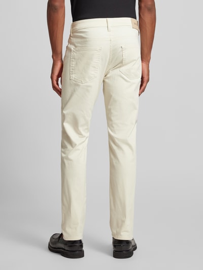 BOSS Slim Fit Stoffhose mit Stretch-Anteil Modell 'Delaware' Offwhite 5