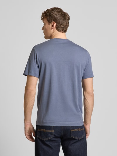 Tom Tailor Regular Fit T-Shirt aus reiner Baumwolle Rauchblau 5