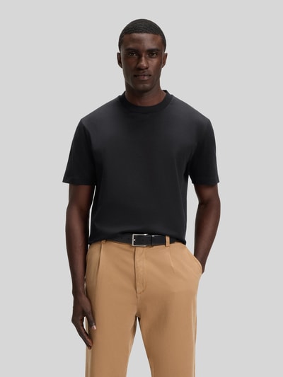BOSS Regular Fit T-Shirt aus reiner Baumwolle Modell 'THOMPSON 432' Black 4