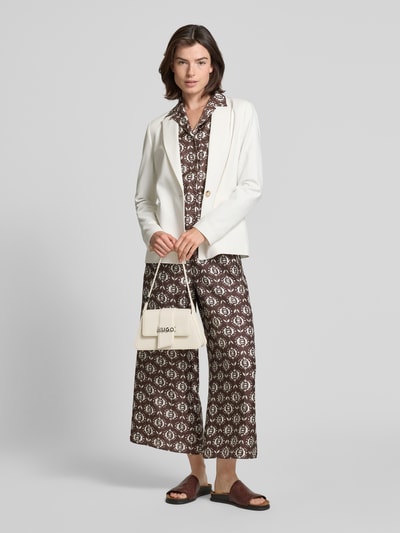 Weekend Max Mara Spodnie materiałowe z czystego jedwabiu model ‘TORTONA’ Ciemnobrązowy 1