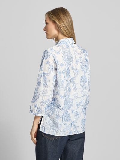 Brax regular fit overhemdblouse van puur katoen model 'VIKI' Bleu - 5