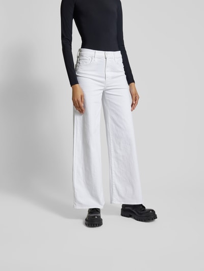 Mother Wide Leg Jeans im 5-Pocket-Design Weiss 4