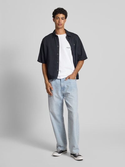 Review X MATW T-shirt met labelstitching Wit - 1