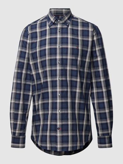 Tommy Hilfiger Koszula biznesowa o kroju regular fit z kołnierzykiem typu button down Granatowy 2