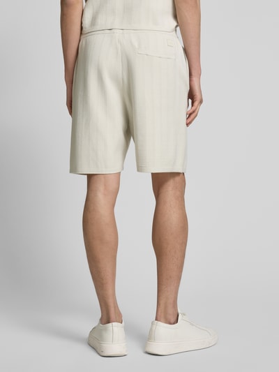 CK Calvin Klein Regular Fit Shorts mit Strukturmuster Sand 5