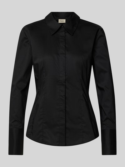 Fransa Bluse mit verdeckter Knopfleiste Modell 'jzashirt' Black 2