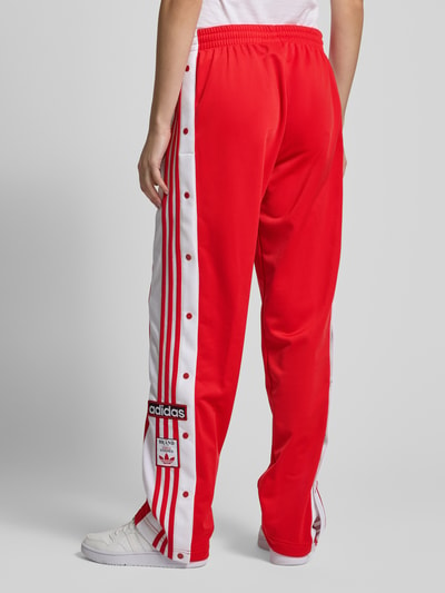 adidas Originals Straight Leg Trainingshose mit Druckknopfleiste Modell ADIBREAK dunkelrot online kaufen