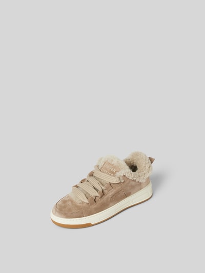 Copenhagen Sneaker aus Leder-Mix Taupe 2