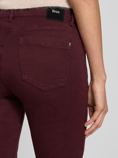 Brax Jeansy o kroju skinny fit z 5 kieszeniami model ‘SHAKIRA’ Bordowy 3