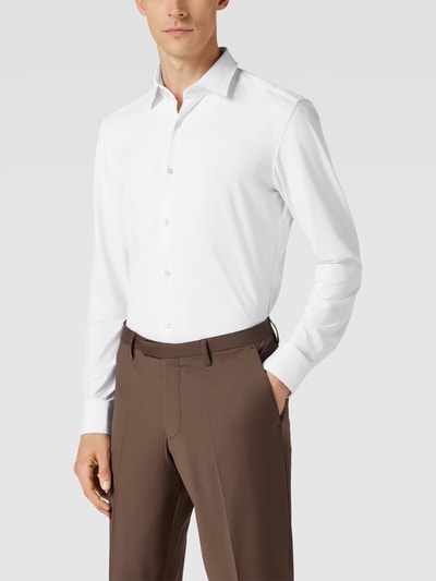 HUGO Slim Fit Business-Hemd Modell 'KENNO' Weiss 4