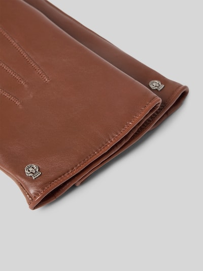 Roeckl Handschoenen van leer, model 'Antwerpen Touch' Cognac - 2