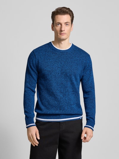 Scotch & Soda Regular Fit Strickpullover mit Label-Detail Royal 4