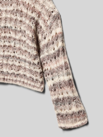 Mango Strickpullover mit Rundhalsausschnitt Modell 'sunset' Bordeaux 2