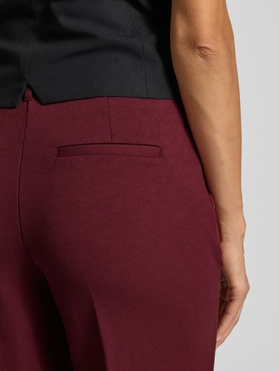 s.Oliver RED LABEL Wide Leg Stoffhose mit Viskose-Anteil Bordeaux 3