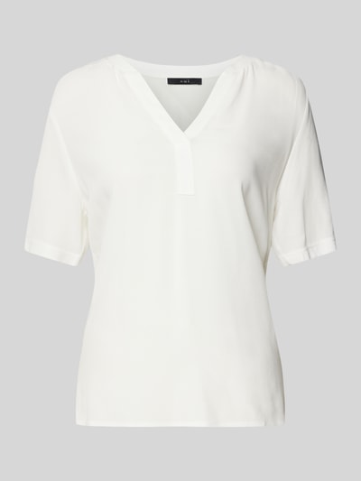 Oui Blouse met V-hals Wit - 2