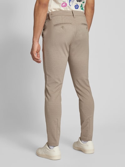 Only & Sons Slim Fit Stoffhose in Melange-Optik Modell 'MARK' Beige 5