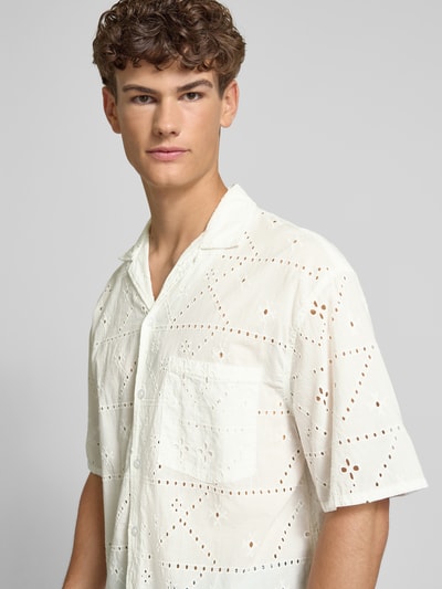 Review X MATW Vrijetijdsoverhemd met reverskraag Offwhite - 3