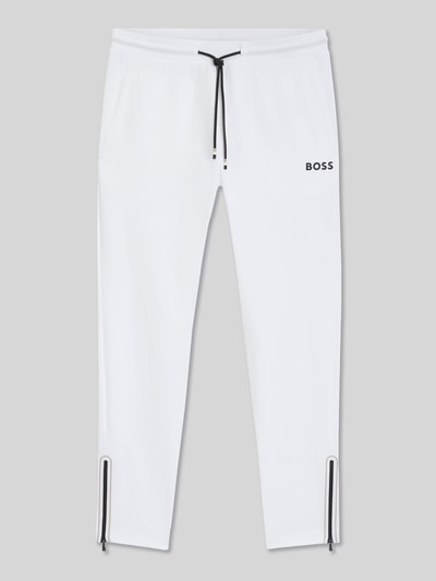 BOSS Green Regular fit joggingbroek met warmteregulering, model 'HICON TOC' Wit - 2