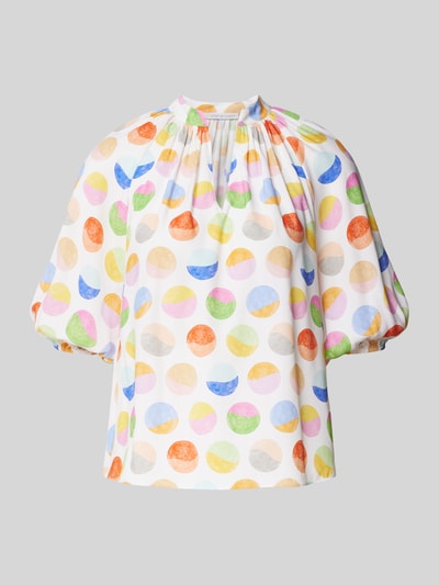 Herzensangelegenheit Loose Fit Blusenshirt aus Seiden-Mix Offwhite 2