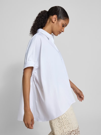 Smith and Soul Oversized blouse met kentkraag Wit - 3