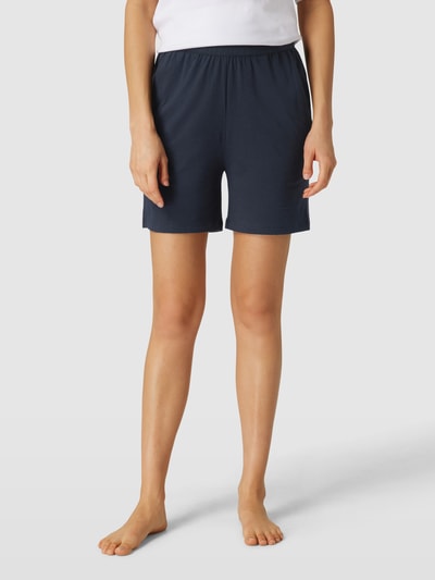 Schiesser Pyjama-Shorts mit elastischem Bund Marine 4