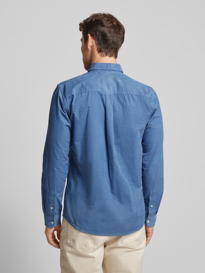 MCNEAL Freizeithemd mit Button-Down-Kragen Jeansblau 5