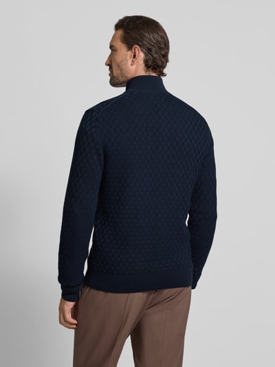 Gant Strickjacke mit Strukturmuster Dunkelblau 5