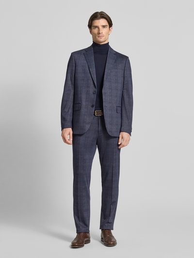 Christian Berg Men Regular Fit 2-Knopf-Sakko mit Pattentaschen Blau 1