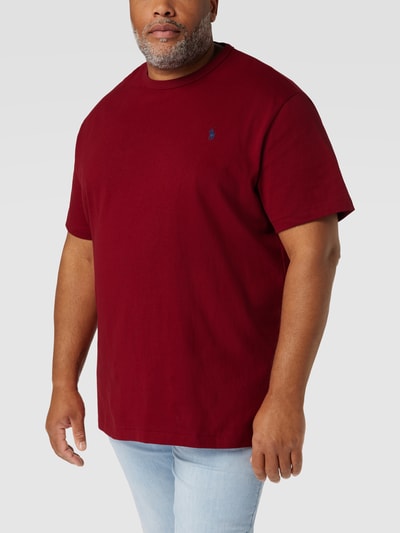 Polo Ralph Lauren Big & Tall PLUS SIZE T-Shirt mit Label-Stitching Bordeaux 4