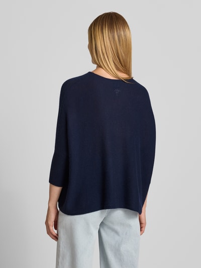 JOOP! sweter z dzianiny z kaszmiru z rękawem o dł. 3/4 Ciemnoniebieski 5