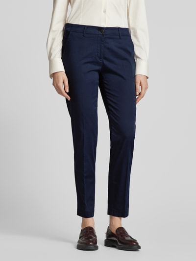 Brax Stoffen broek met verkorte pasvorm, model 'MARON' Marineblauw - 4