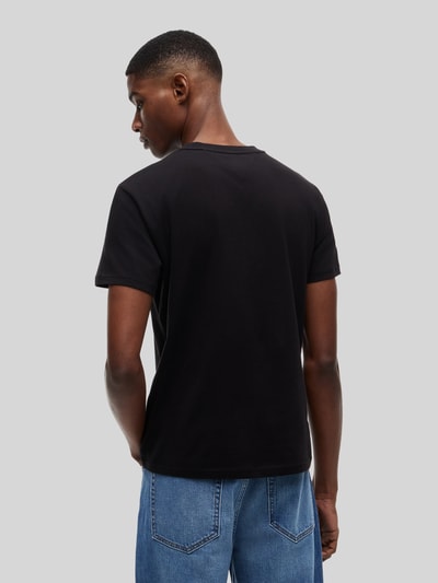 Tommy Jeans T-shirty o kroju slim fit z czystej bawełny w zestawie 2 szt. BLACK 5