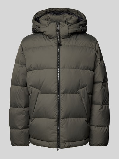 Marc O'Polo Regular Fit Daunenjacke mit abnehmbarer Kapuze Dunkelbraun 2