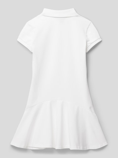 Polo Ralph Lauren Teens Kleid mit Polokragen Weiss 3
