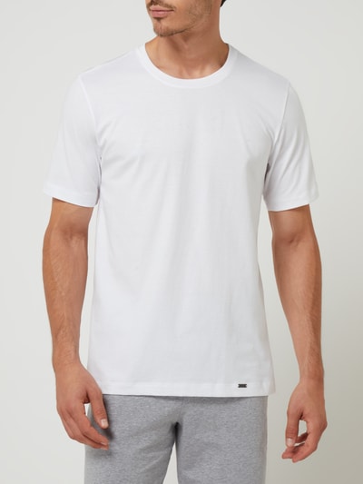 Hanro T-shirt van single-jersey Wit - 4