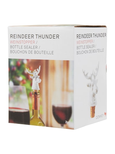 Fermavino In Porcellana E Sughero A Forma Di Cane – Rufus, Design Divertente