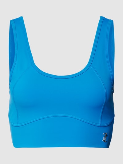 Juicy Couture Sport Bralette met logo-applicatie, model 'LAZLO' Koningsblauw - 1