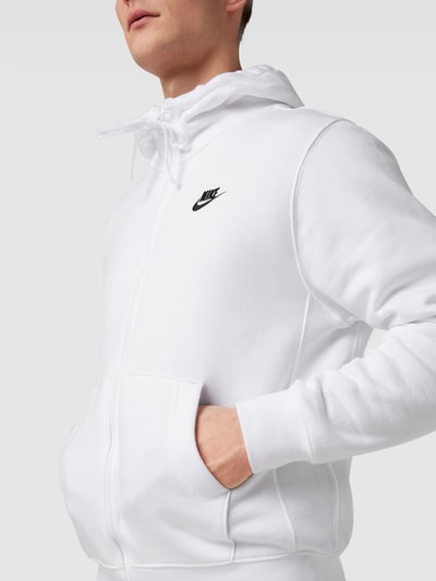 Nike Sweatjacke mit Kapuze Weiss 3