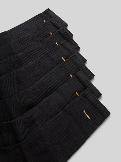 Produktfoto, Socken mit Label-Print von camano z mieszanki bawełny, dopasowany krój, prążkowane wykończenie, nadruk z logo