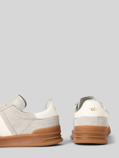 Polo Ralph Lauren Sneaker aus Leder mit Schnürung Modell 'HTR Aera' Hellgrau 2