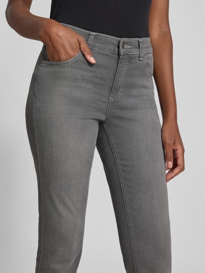 ANGELS Jeansy o kroju regular fit z 5 kieszeniami model ‘CICI 34’ Grafitowy 3