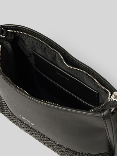 CK Calvin Klein Handtasche mit Label-Print Modell 'MIXMEDIA' Black 5