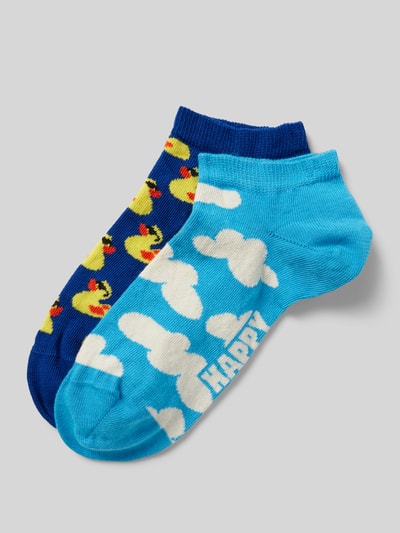 Happy Socks Sneakersocken aus Baumwoll-Mix im 2er-Pack Blau 1